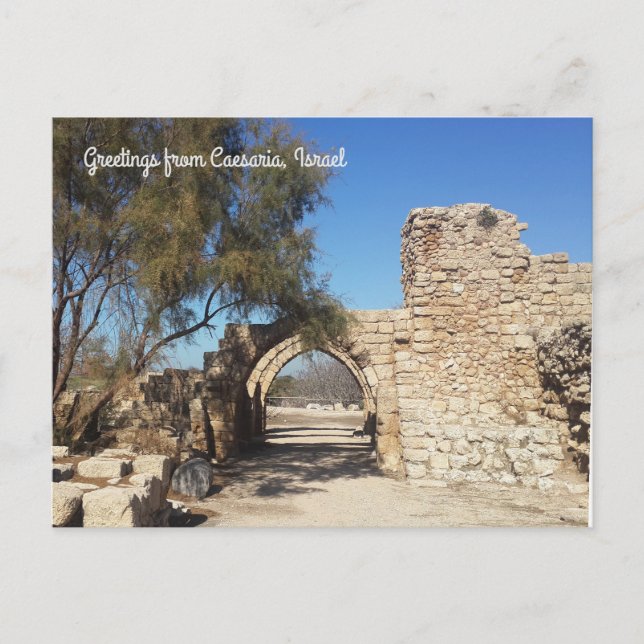 Caesaria, Israel Postcard (Front)
