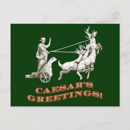 Caesars Greetings Postcard