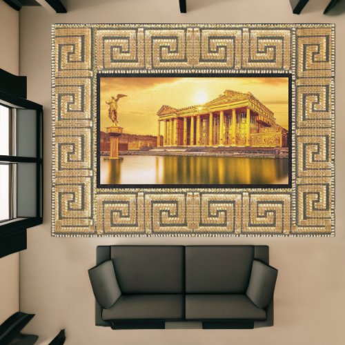 Caesars Imperial Roman Palace with Greek Key Rug