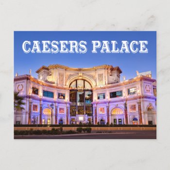 Caesars Palace Casino Las Vegas  Nevada Usa Postcard by merrydestinations at Zazzle