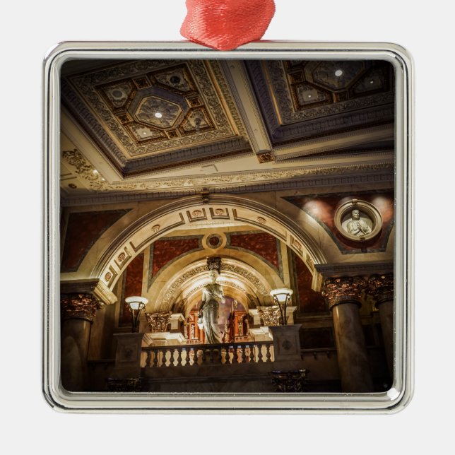 Caesars Palace Las Vegas Metal Ornament (Front)