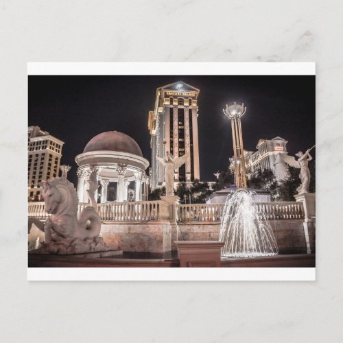 Caesars Palace Las Vegas Nevada Hotel City Postcard