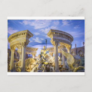 Caesars Palace Las Vegas Statue Hotel Casino Postcard