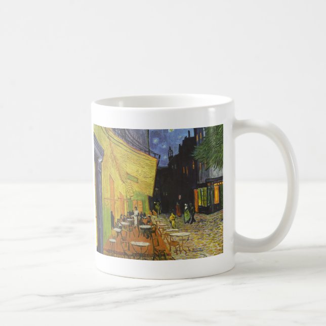 Cafe at Night by Vincent Van Gogh Coffee Mug (Right)