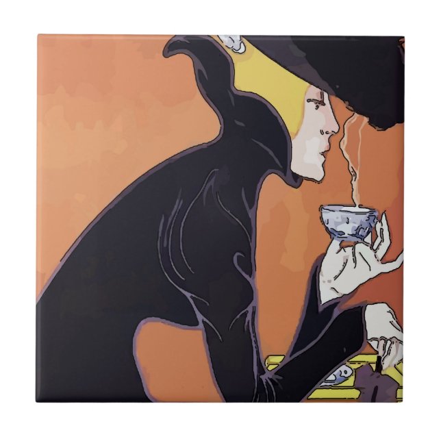 Cafe Aulait, French Quarter Tile (Front)