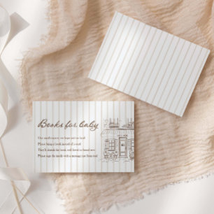 Cafe Bebe Baby Shower Books For Baby Enclosure Card