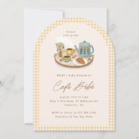 Café Bébé Baby Shower Coffee Theme