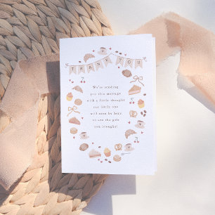 Cafe Bebe Baby Shower Thank You