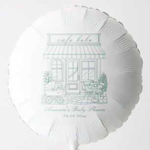 Cafe Bebe Bonjour Baby Shower Balloon