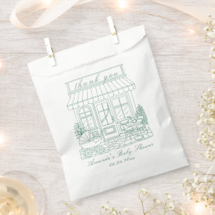 Cafe Bebe Bonjour Baby Shower Favor Bag
