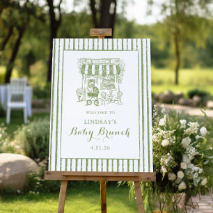 Cafe Bebe Brunch Welcome Sign