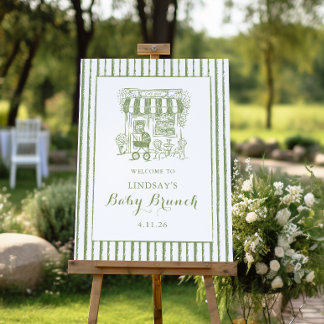 Cafe Bebe Brunch Welcome Sign