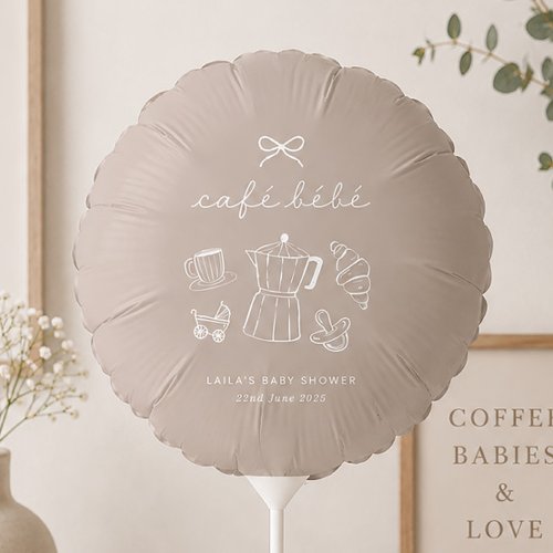 Cafe Bebe Home Coffee Baby Shower Latte Balloon