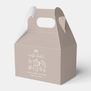 Cafe Bebe Home Coffee Baby Shower Latte Favor Boxes
