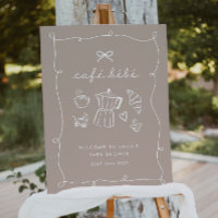 Cafe Bebe Home Coffee Baby Shower Latte Welcome