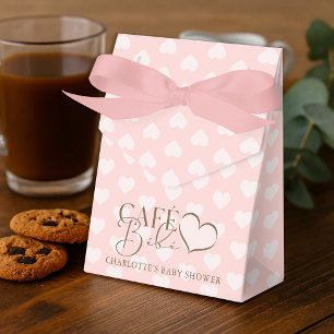 Café Bébé Paris Themed Baby Shower Favor Boxes