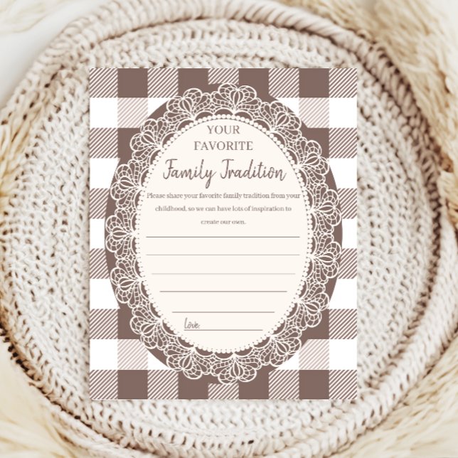 Cafe Bebe Rustic Family Tradition Baby Shower (Creator Uploaded)