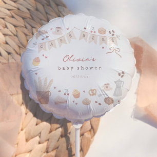 Cafe Bebe Watercolor Cute Baby Shower Balloon