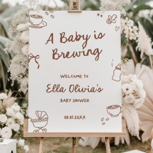 Cafe Bebe Welcome Sign Decor Digital Download A Ba