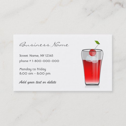 Cafe Business Card