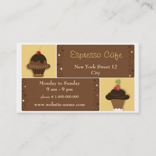 Cafe Business Card