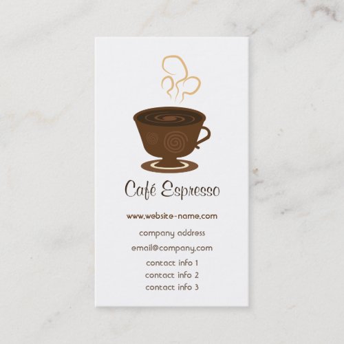 Cafe Business Card