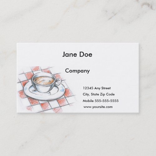 Cafe Business Card