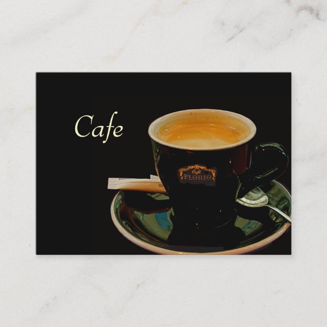 Cafe Business Card (Front)
