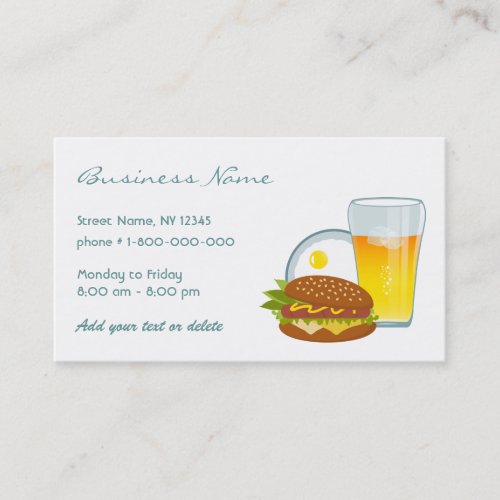 Cafe Business Card