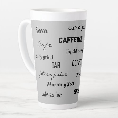 Cafe CaffeineCoffee Latte Mug