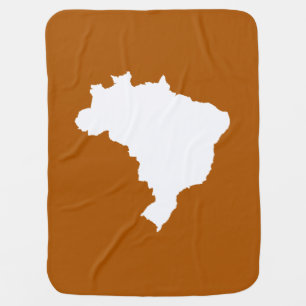 Café Caramel Festive Brazil at Emporio Moffa Receiving Blanket