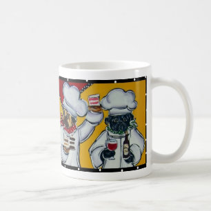 Cafe Chef Pet Pug Mug