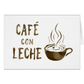 cafe con leche bokeh (Front Horizontal)