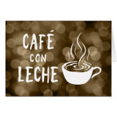 cafe con leche bokeh (Front Horizontal)