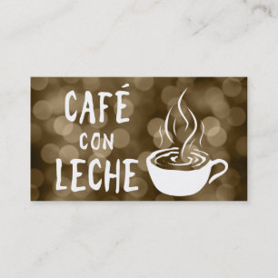 cafe con leche loyalty program card