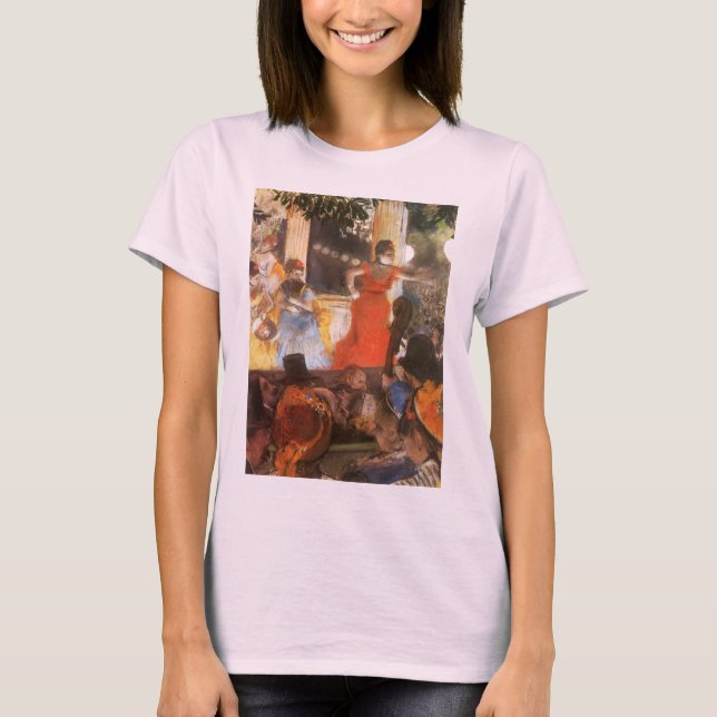 Cafe Concert at Les Ambassadeurs by Edgar Degas T-Shirt (Front)