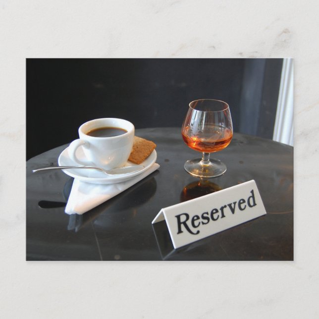 Café Culture Postcard (Front)