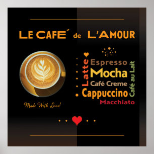 Cafe De L'Amour Poster