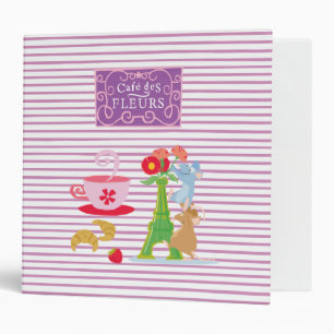 Cafe des fleurs 3 ring binder