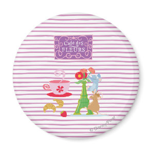 Cafe des fleurs magnet