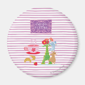 Cafe des fleurs magnet