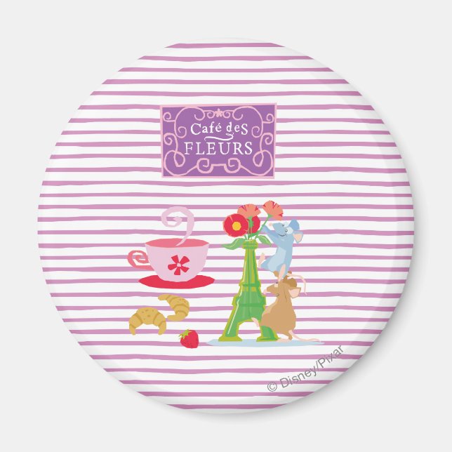 Cafe des fleurs magnet (Front)