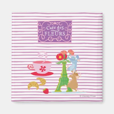 Cafe des fleurs magnet