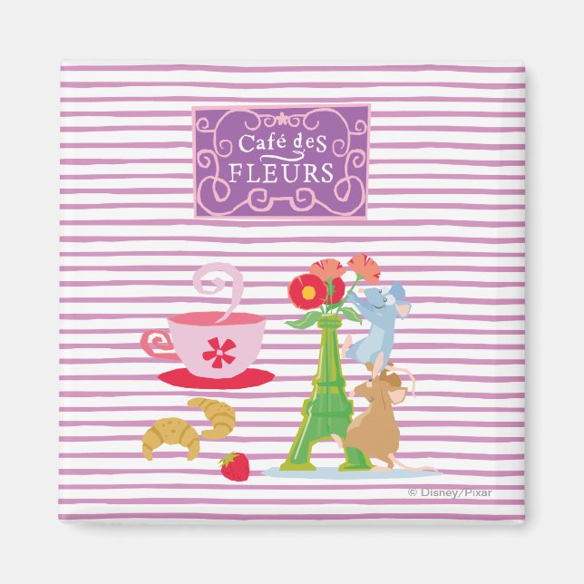 Cafe des fleurs magnet (Front)