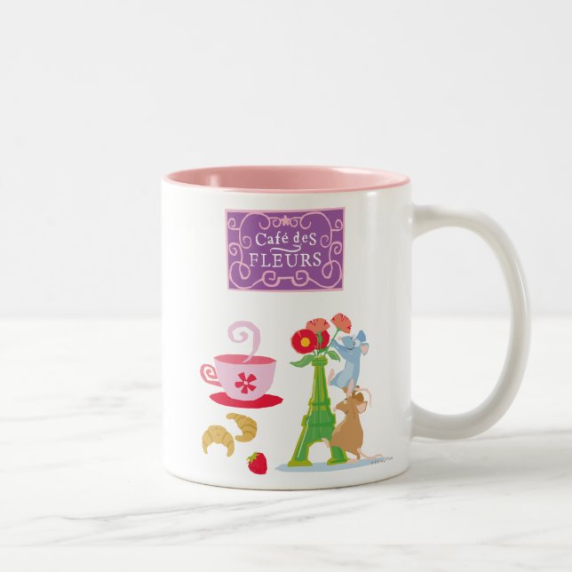 Cafe des fleurs Two-Tone coffee mug (Right)