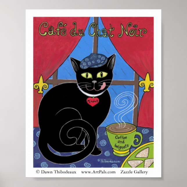Cafe du Chat Noir Poster (Front)
