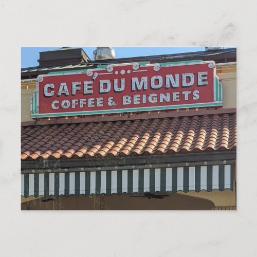 Cafe Du Monde Beignet Postcard