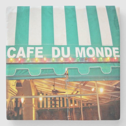 Cafe Du Monde Coaster New Orleans Stone Coaster