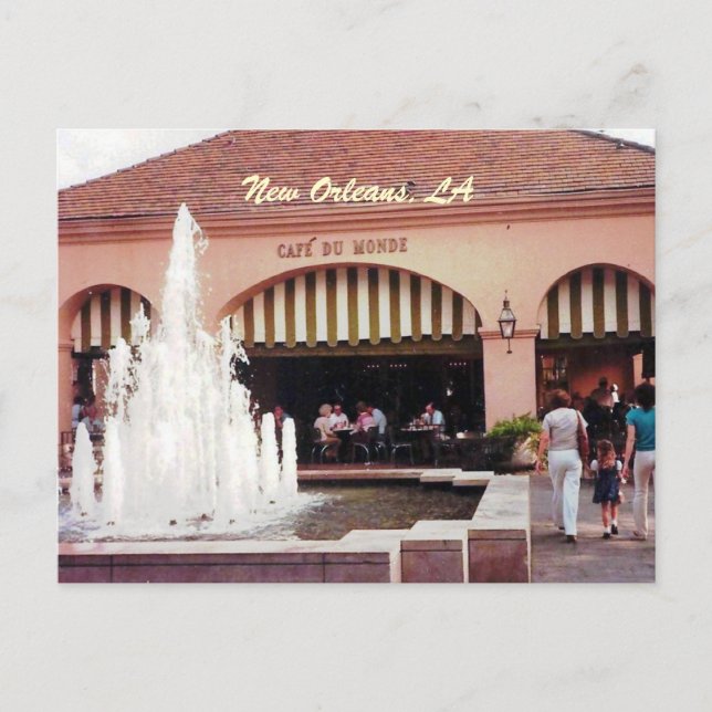 Cafe Du Monde New Orleans, Postcard (Front)