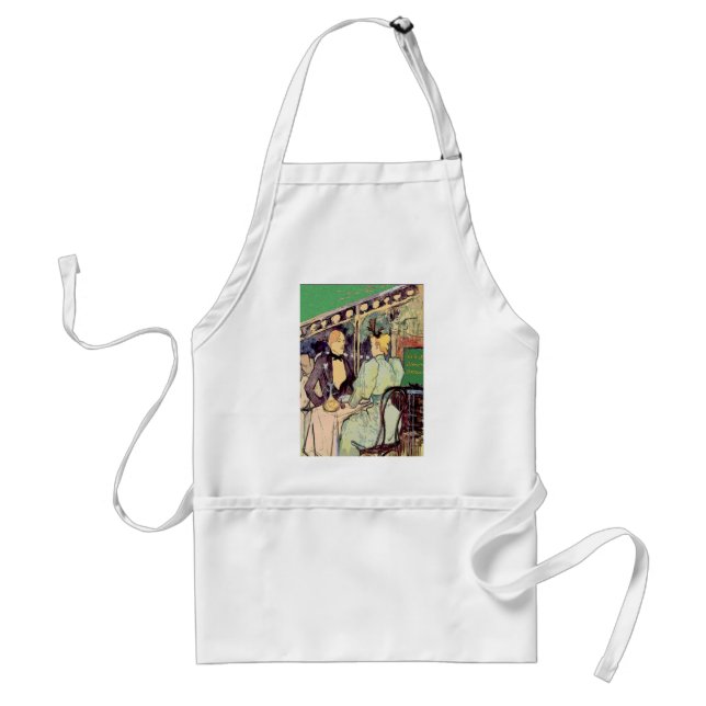 Cafe Du Monde Vintage Style Adult Apron (Front)